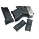 Страйкбольный пистолет WE GLOCK-27 gen4, металл слайд, сменные накладки, WE-G006B-SV